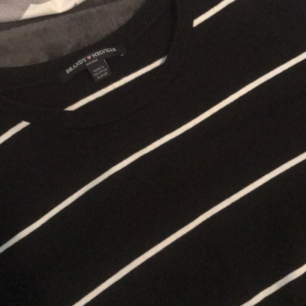 SOLD Melville black and white t shirt dress